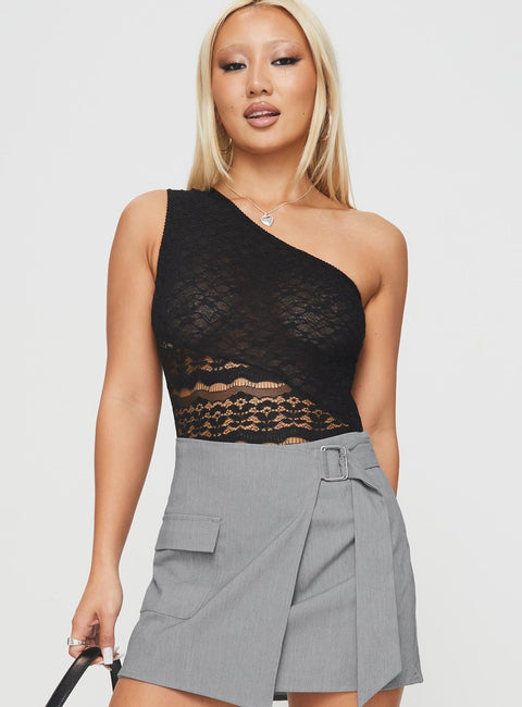 Knotti Lace Bodysuit Black