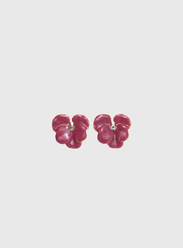 Daylight Savings Flower Earrings Pink