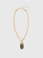Read Your Mind Pendant Necklace Gold