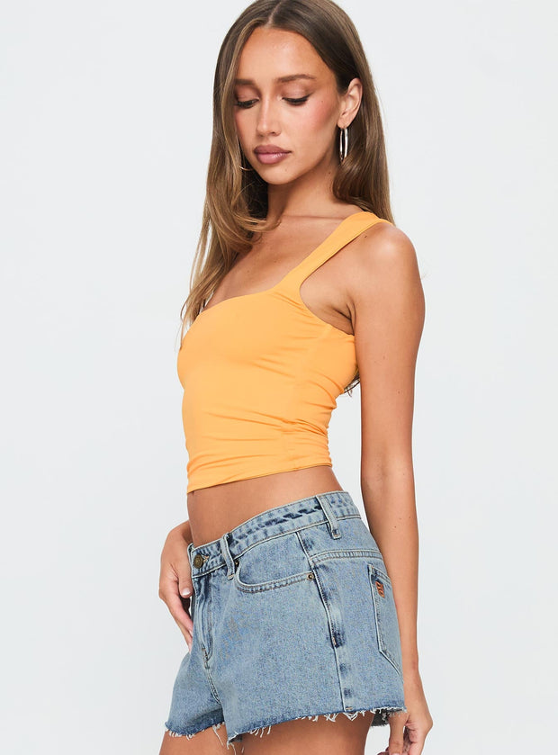 Back In Time Top Orange
