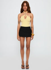 Dulce Vita Hardware Detail Bodysuit Lemon